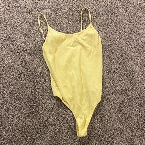 Women’s Yellow Bodysuit